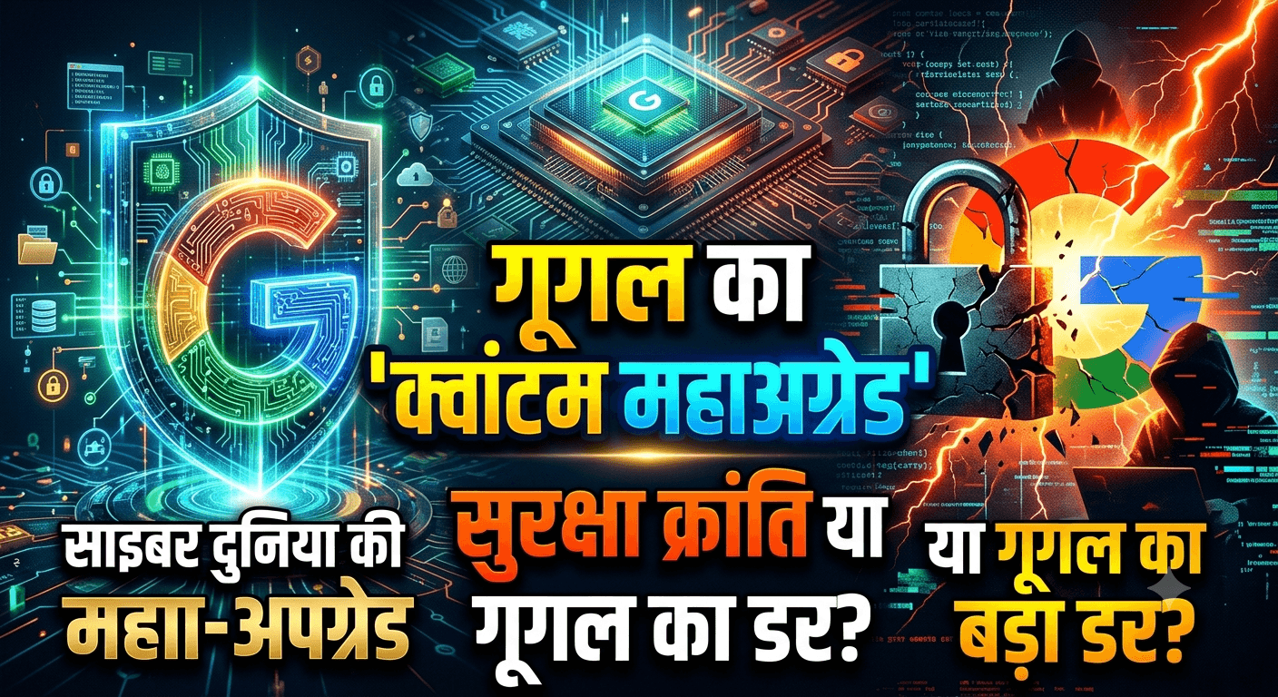 गूगल का 'क्वांटम महा-अपग्रेड': साइबर दुनिया का सबसे बड़ा सुरक्षा क्रांति या गूगल का डर?